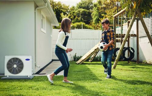 heat pump and kids
